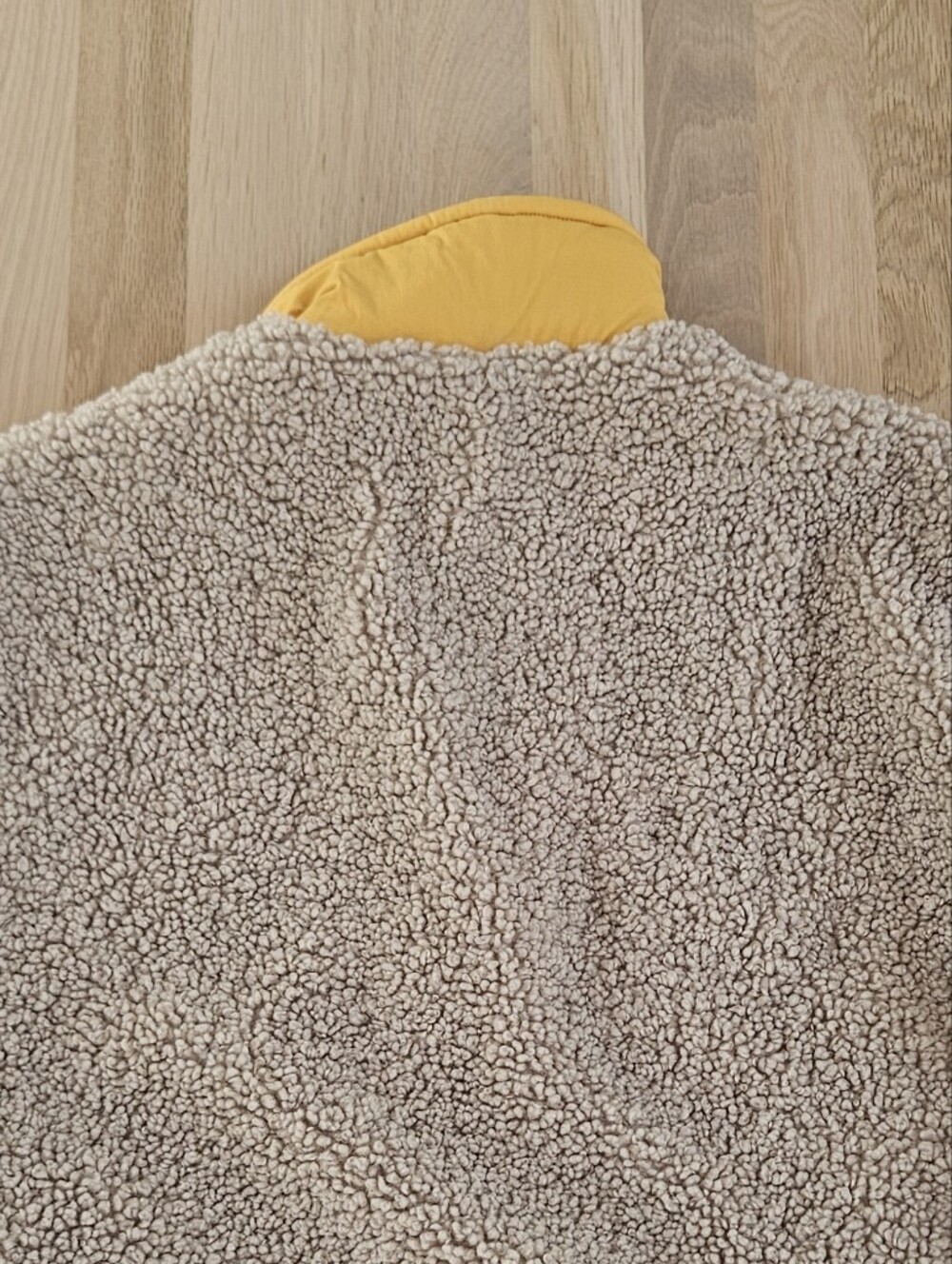 ZARA MEN'S CONTRASTING SHERPA SWEATSHIRT JACKET SIZE L/XL - Picture 12 of 12